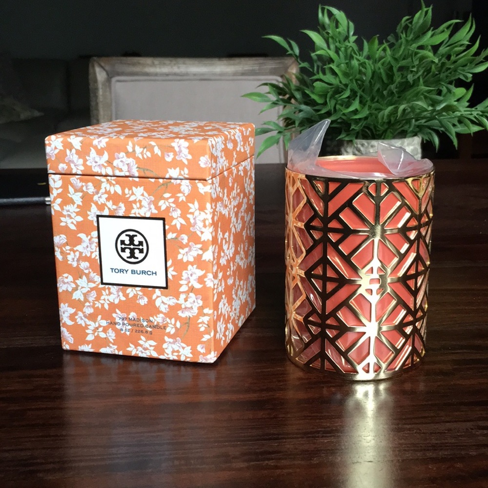 Tory Burch Candle Never Used - original boxed.